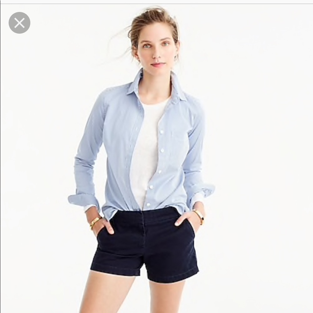Black jcrew chino shorts